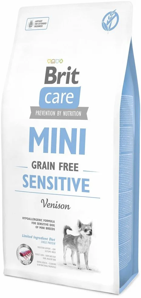 Brit Care Mini Grain Free Sensitive 7kg granule pro psy