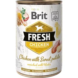 Brit Fresh Chicken with Sweet Potato 400g konzerva pre psy