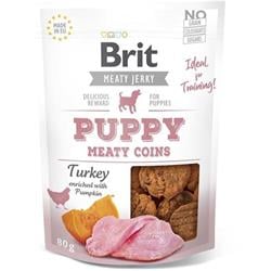 Brit Jerky Puppy Turkey Meaty Coins 80g pamlsky pro štěňata