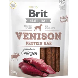 Brit Jerky Venison Protein Bar 200g pamlsky pro psy