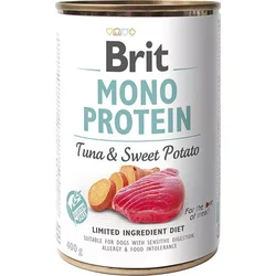 BRIT Mono Protein Tuna & Sweet potato, konzerva pro psy, 400g