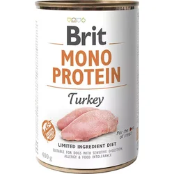 BRIT Mono Protein Turkey, konzerva pro psy, 400g
