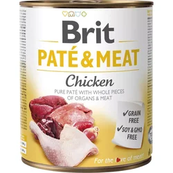 Brit Paté & Meat Chicken 800g konzerva pro psy