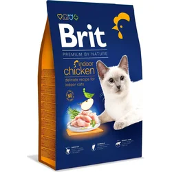 Brit Premium by Nature Cat. Indoor Chicken, 8kg granule pro kočky