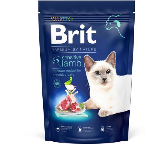 Brit Premium by Nature Cat. Sensitive Lamb, 1,5kg granule pro kočky