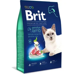 Brit Premium by Nature Cat. Sensitive Lamb, 8 kg granúl pre mačky