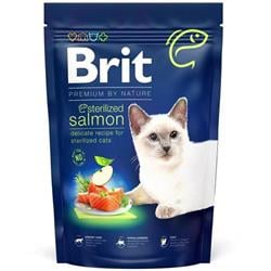 Brit Premium by Nature Cat. Sterilized Salmon, 1,5kg granule pro kočky