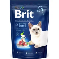 Brit Premium by Nature Cat. Sterilizované jahňacie mäso, 1,5 kg granúl pre mačky