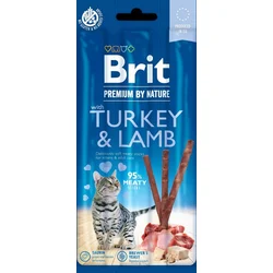 Brit Premium by Nature Cat Sticks with Turkey & Lamb (3 ticsks) pamlsky pro kočky