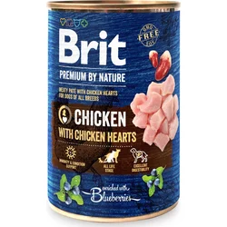Brit Premium by Nature Chicken with Hearts 400g konzerva pro psy