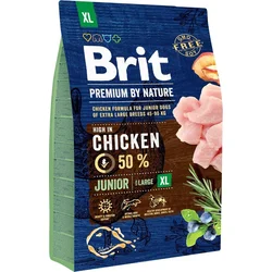 Brit Premium by Nature Junior XL 3kg granule pro štěňata