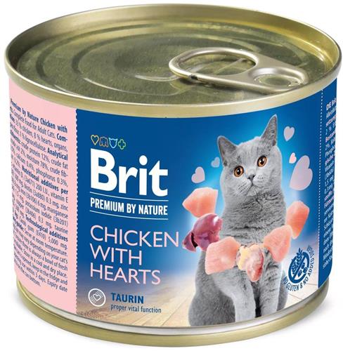 BRIT Premium by Nature Kuracie mäso so srdiečkami 200g