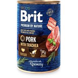 Brit Premium by Nature Pork with Trachea 400g konzerva pro psy