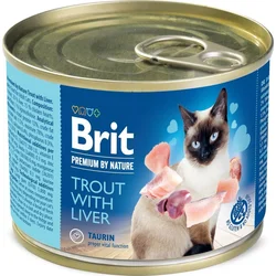 BRIT Premium by Nature pstruh s pečeňou 200g