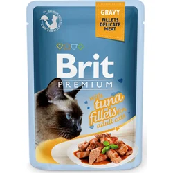Brit Premium Cat Delicate Fillets in Gravy with Tuna 85g kapsičky pro kočky