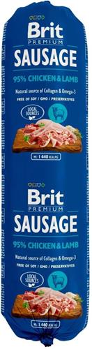 Brit Sausage Chicken & Lamb 800g salámy pro psy