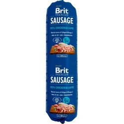 Brit Sausage Chicken & Lamb 800g salámy pro psy