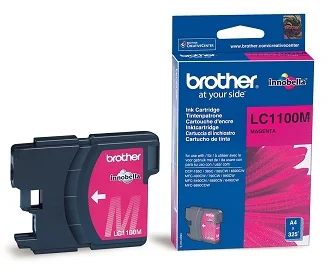 Brother atrament LC-1100M magenta (325 strán) - originálne LC1100M