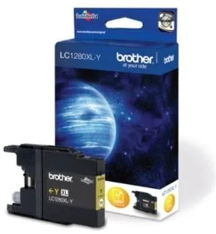 Brother atrament LC-1280XLY, yellow (1200 strán) - originálne LC1280XLY