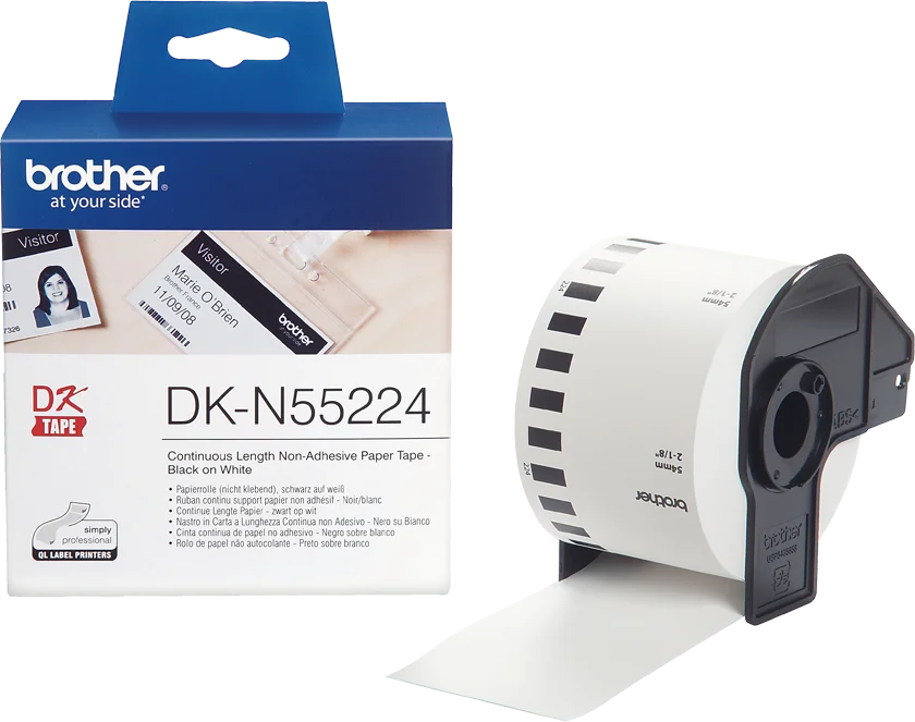 Brother DK-N55224 (nelepící papírová role 54mm x 30,48m)