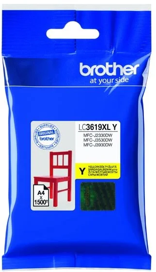 Brother LC-3619XLY žltá - originálne LC3619XLY