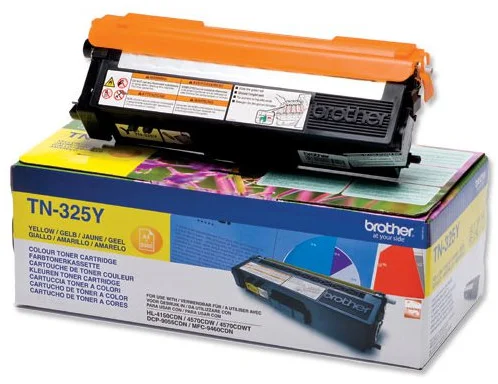 Brother toner TN-325Y, yellow (3,500 strán) - originálne TN325Y