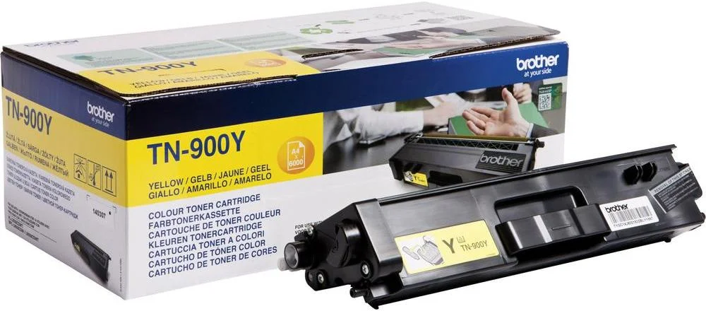 Brother toner TN-900Y, yellow - originálne TN900Y