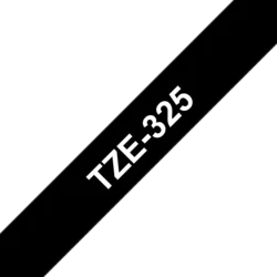 Brother TZe-325, čierna/biela (9mm Laminované) TZe325
