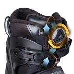 Brusle 2v1 s utahovacím kolečkem inSPORTline Noctys - XL (43-46)
