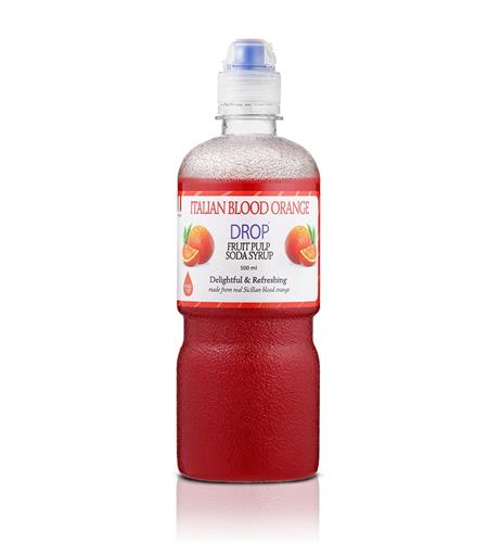 Bubliq Sirup Sorrento Sicilský červený pomeranč, 500 ml