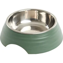 Buster Miska melamin Frosted Ripple Bowl 160ml zelená
