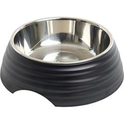 Buster Miska melamin Frosted Ripple Bowl 700ml černá