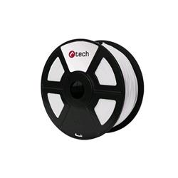 C-TECH filament ABS 1.75mm 1kg, bílá 3DF-ABS1.75-W