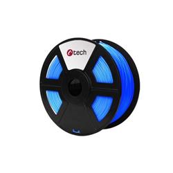 C-TECH filament ABS 1.75mm 1kg, fluorescenční modrá 3DF-ABS1.75-FB