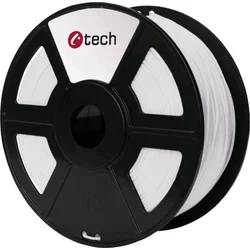 C-TECH filament PLA 1.75mm 1kg, bílá