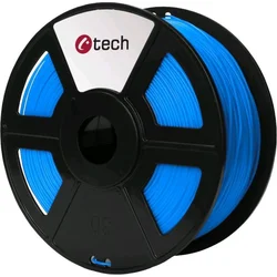 C-TECH filament PLA 1.75mm 1kg, modrá