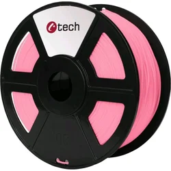 C-TECH filament PLA 1.75mm 1kg, růžová