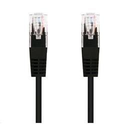 C-TECH kabel patch cord Cat5e, UTP, černá, 1m