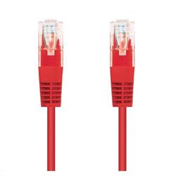 C-TECH kabel patch cord Cat5e, UTP, červená, 0,25m