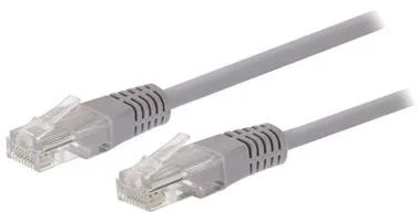 C-TECH patch kábel Cat5e, UTP, sivý, 0,25 m