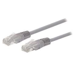 C-TECH patch kábel Cat5e, UTP, sivý, 0,25 m