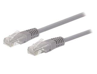 C-TECH patchcord Cat5e, UTP, sivý, 7,5 m