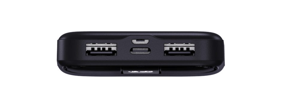 C-tech Powerbanka 10000mAh, Li-Pol, 22,5W, USB-C/USB-A/micro USB