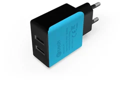 C-Tech UC-01, 2x USB, černo-modrá