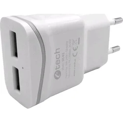 C-Tech UC-02, 2x USB, bílá