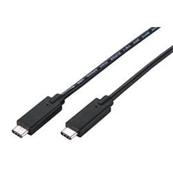 C-TECH USB 3.2, Type-C (CM/CM), PD 100W, 20Gbps, 1m, čierna