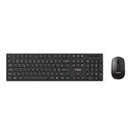 C-TECH WLKMC-03, bezdrôtová súprava s myšou, čierna, USB, CZ/SK