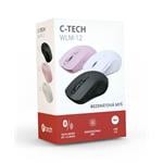 C-TECH WLM-12 Duálny režim, bezdrôtový, BT5.0 + 2,4 GHz, čierny
