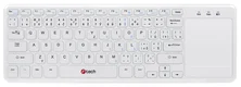C-TECH WLTK-01W, bezdrôtová klávesnica s touchpadom