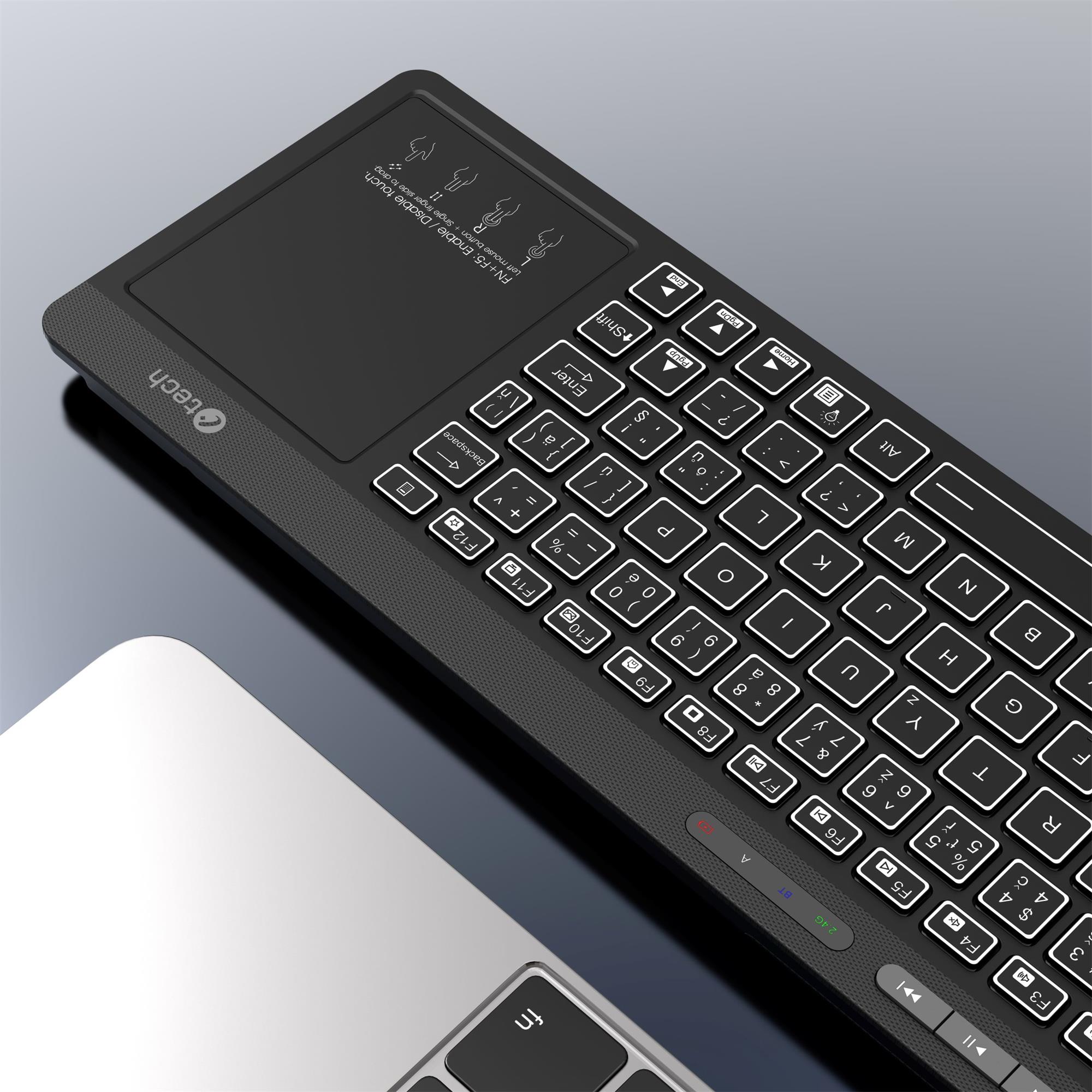 C-TECH WLTK-03, Dual, Touchpad